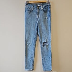 Levi's 724 28x32 High Rise Straight Leg Jeans